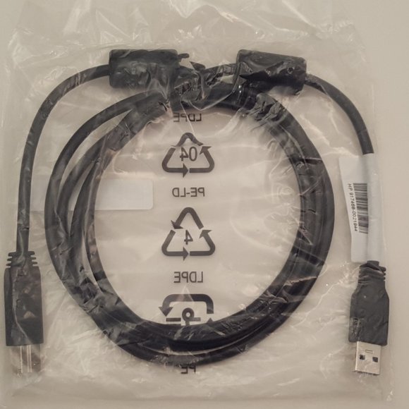 HP Accessory HongJu SuperSpeed USB 3.0 Cable AM - BM 1.8M BLACK - Picture 2 of 4